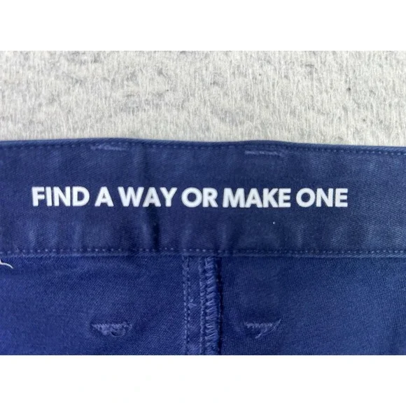 Rhone Pants Mens 38x33 Navy Everyday Twill Five Pocket Slim Straight Fit